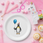 Penguin Pool Party Verjaardag Papieren Bordje (Feest)