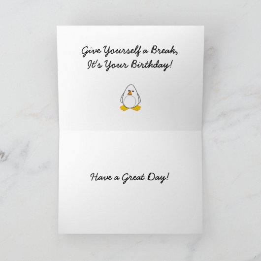 Penguin Pool (Verjaardag) Kaart (Binnen)