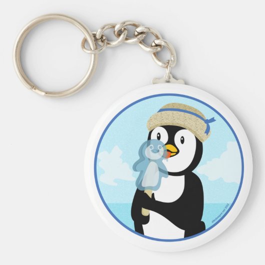 Penguin Popsicle Sleutelhanger (Voorkant)