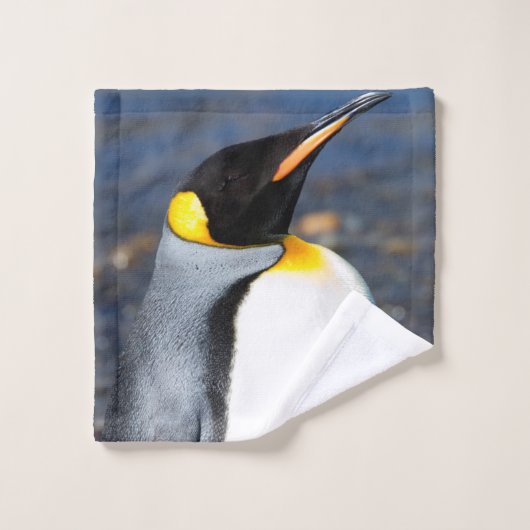 Penguin Portrait Bad Handdoek (Wasdoekje)