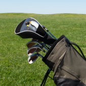 Penguin Portrait Golfheadcover (Insitu)