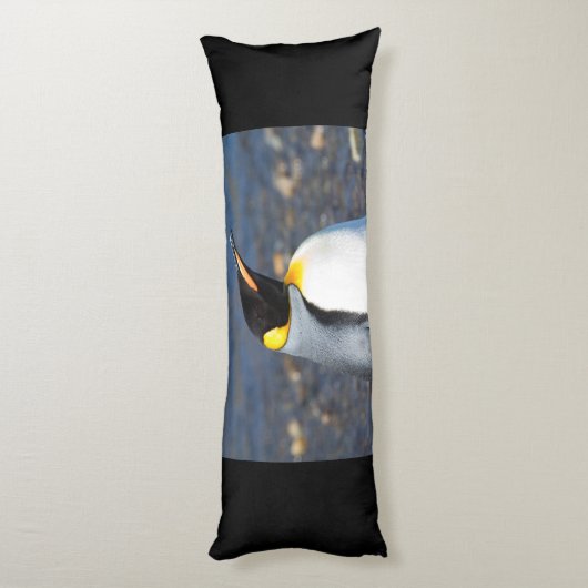 Penguin Portrait Lichaamskussen (Achterkant (Verticaal))