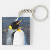 Penguin Portrait Sleutelhanger (Achterkant)