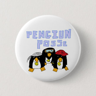 Penguin Posse-Button Ronde Button 5,7 Cm