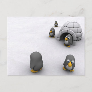 Penguin Post Card Briefkaart