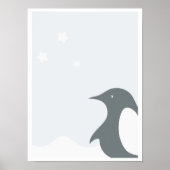 Penguin Poster.Art print voor kinderkamer (Voorkant)