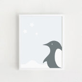 Penguin Poster.Art print voor kinderkamer