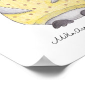 Penguin Poster Cute Happy Penguin Nursery Print (Hoek)