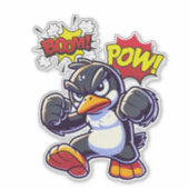 Penguin Power Sticker (Voorkant)
