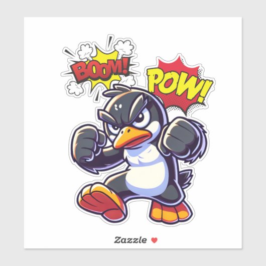 Penguin Power Sticker (Vel)