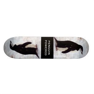 Penguin Powered Skateboard