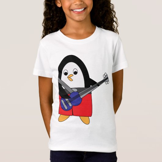 Penguin Pplay Bass Cute T-shirt (Voorkant)