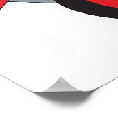 Penguin Pplay Drums Cute Poster (Hoek)