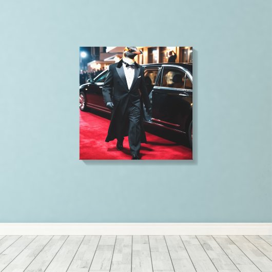 Penguin Premiere Canvas Afdruk (Insitu (Houten vloer))