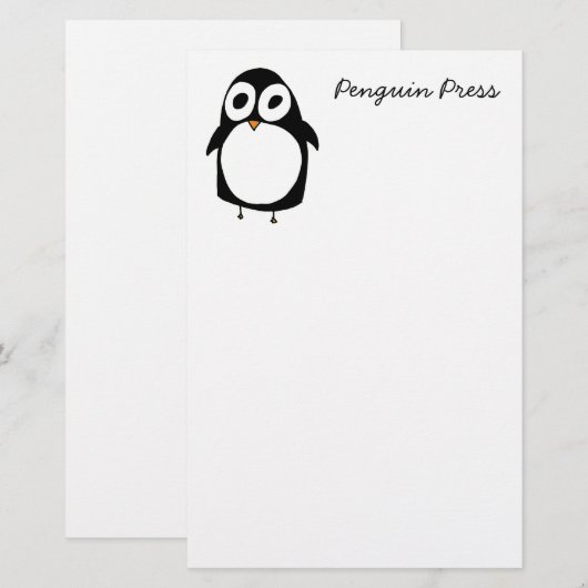 Penguin Press Briefpapier (Voorkant / Achterkant)