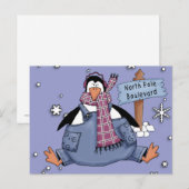 Penguin Prettige feestdagen (Voorkant / Achterkant)