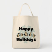 Penguin Prettige feestdagen Tshirts en Gifts Tote Bag (Voorkant)