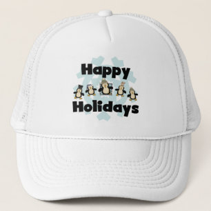 Penguin Prettige feestdagen Tshirts en Gifts Trucker Pet
