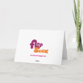 Penguin Prints Vakantie Kaart (Achterkant)