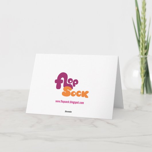 Penguin Prints Vakantie Kaart (Achterkant)