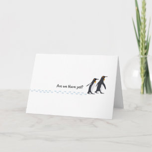 Penguin Prints Vakantie Kaart