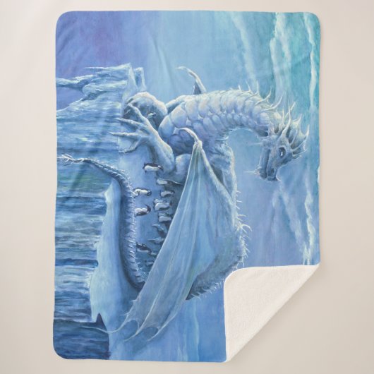 Penguin Protector Sherpa Deken (Voorkant)