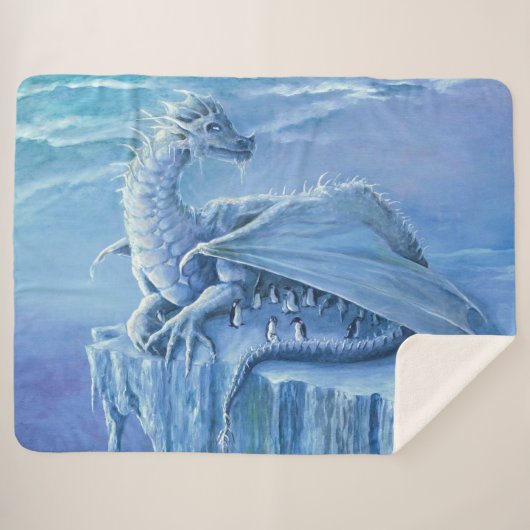 Penguin Protector Sherpa Deken (Voorkant (horizontaal))