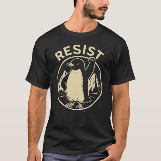 Penguin Resist T-shirt (Voorkant)
