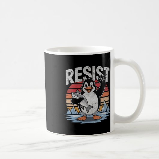 Penguin Resist Tariffs Penguins Mannen Vrouwen Ant Koffiemok (Rechts)