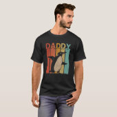 Penguin Retro Style Papa Grafisch vaders T-shirt (Voorkant volledig)