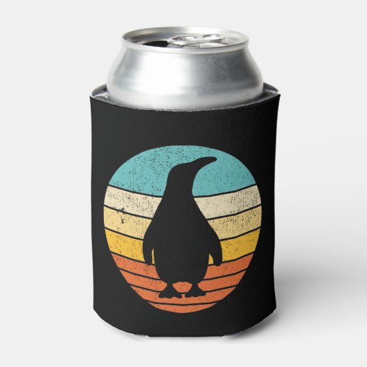 Penguin Retro Sunset Blikjeskoeler (Blikje Voorkant)
