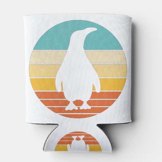 Penguin Retro Sunset Blikjeskoeler (Achterkant)