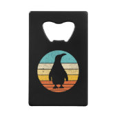 Penguin Retro  Sunset Creditkaart Flessenopener (Voorkant)