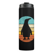 Penguin Retro Sunset Thermosbeker (Voorkant)