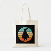 Penguin Retro  Sunset Tote Bag (Voorkant)
