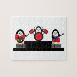 Penguin Rock en Roll Band Legpuzzel