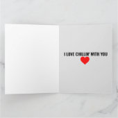 PENGUÏN ROMANTISCHE LIEFDE OVERGROTE GROOT KAART (Binnen)