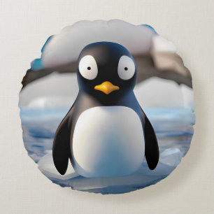 Penguin Rond Kussen