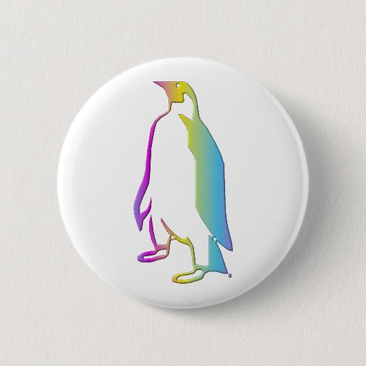 Penguin Ronde Button 5,7 Cm (Voorkant)