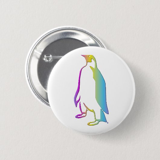 Penguin Ronde Button 5,7 Cm (Voorkant /achterkant)