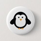 Penguin Ronde Button 5,7 Cm (Voorkant)