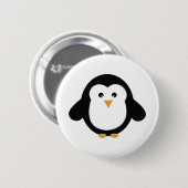 Penguin Ronde Button 5,7 Cm (Voorkant /achterkant)