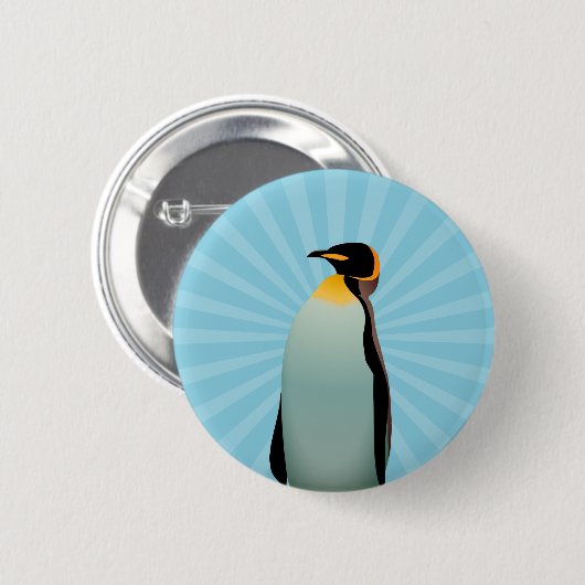 Penguin Ronde Button 5,7 Cm (Voorkant /achterkant)