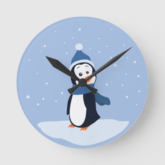 Penguin Ronde Klok (Voorkant)