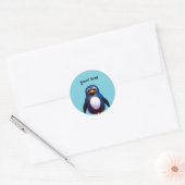 Penguin Ronde Sticker (Envelop)
