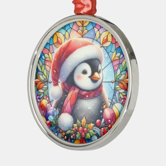 Penguin Round Ornament (Links)