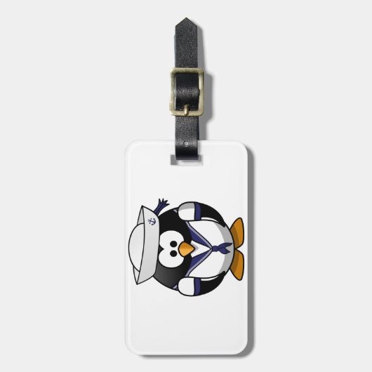 Penguin Sailor Bagagelabels (Voorkant verticaal)