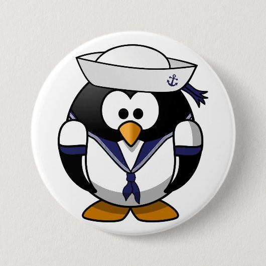Penguin Sailor Button (Voorkant)