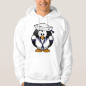 Penguin Sailor Mannen Hoodie (Voorkant)