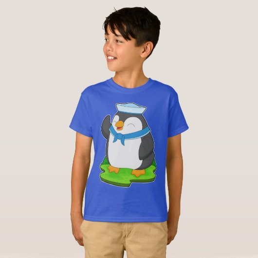 Penguin Sailor pet T-shirt (Voorkant volledig)